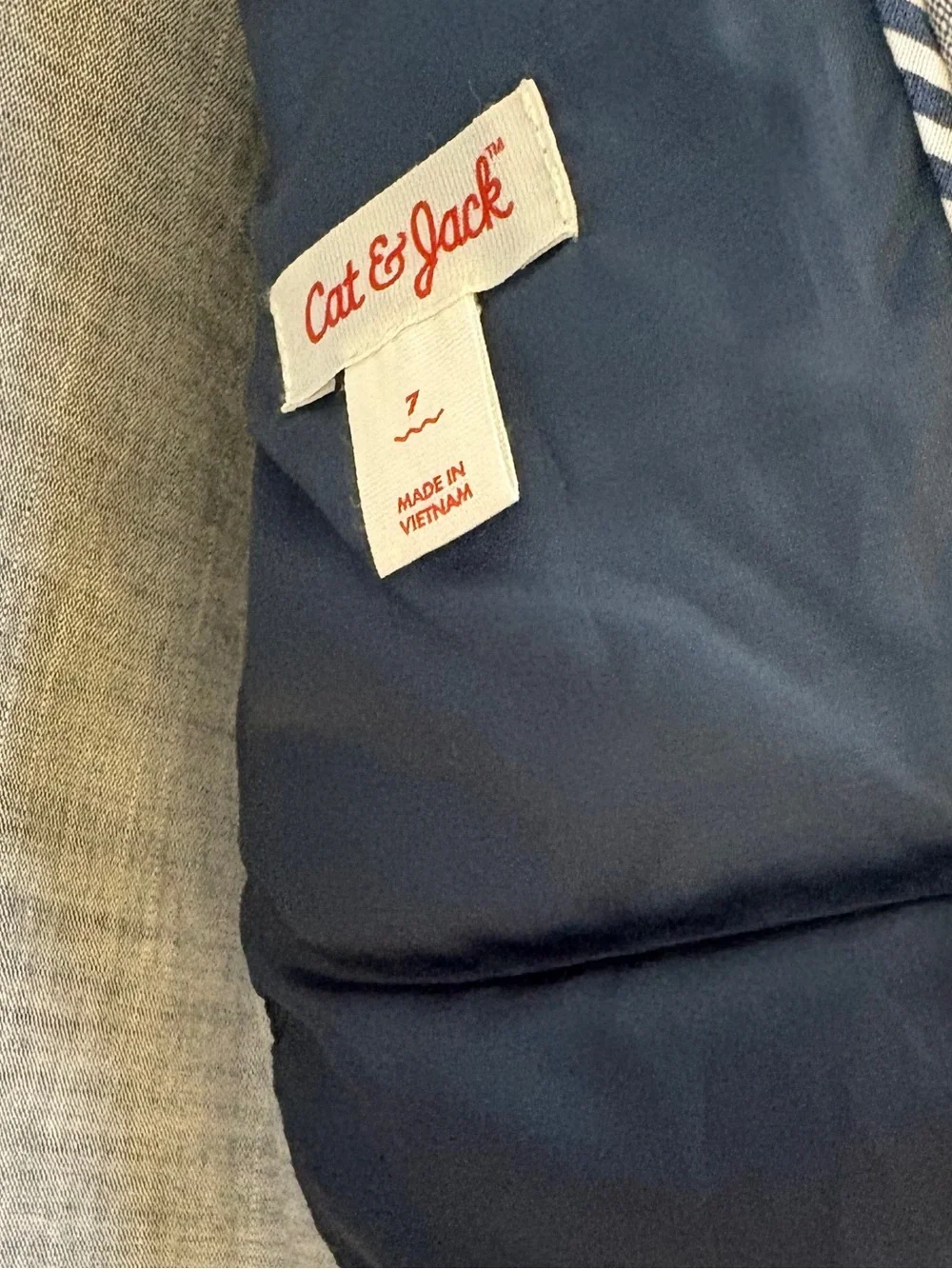 Cat & Jack Boys' Light blue Blazer - Classic Two-Button, Sz 7